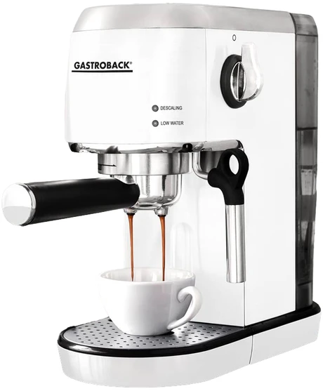 Кофеварка рожковая Gastroback Espresso Piccolo White (42717)